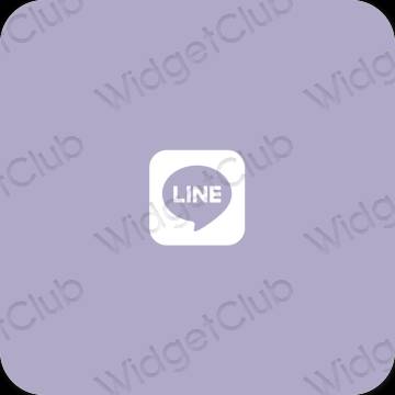 Естетске LINE иконе апликација