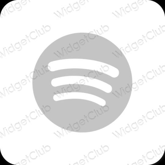 Estetske Spotify ikone aplikacij