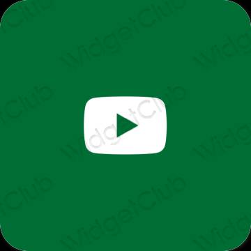 Esthetische Youtube app-pictogrammen