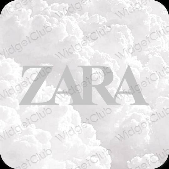 Esthetische ZARA app-pictogrammen