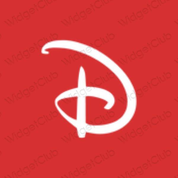 Estética Disney ícones de aplicativos
