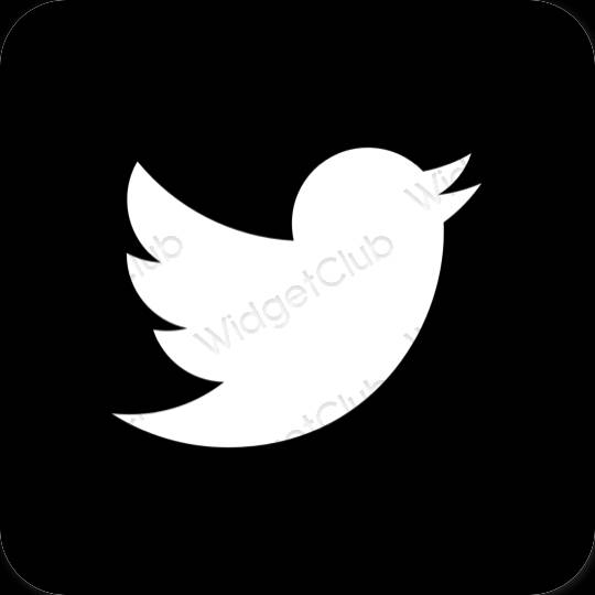 نمادهای برنامه زیباشناسی Twitter