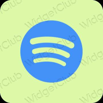 Estética Spotify iconos de aplicaciones