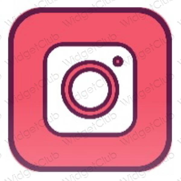 เกี่ยวกับความงาม สีม่วง Instagram ไอคอนแอพ