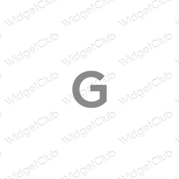 Esthetische Google app-pictogrammen