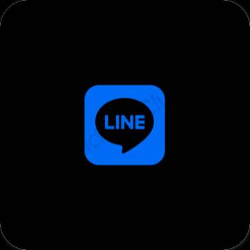 Esztétikus LINE alkalmazásikonok