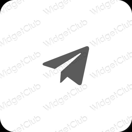 אייקוני אפליקציה Telegram אסתטיים