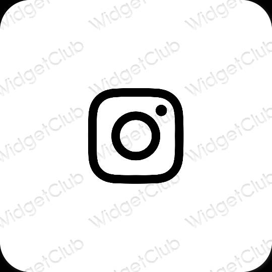 Icônes d'application Instagram esthétiques