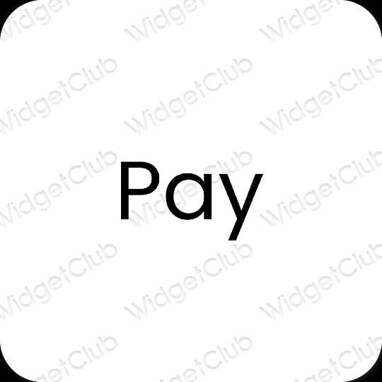 Esthetische PayPay app-pictogrammen