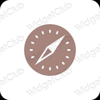 Estetske Safari ikone aplikacij