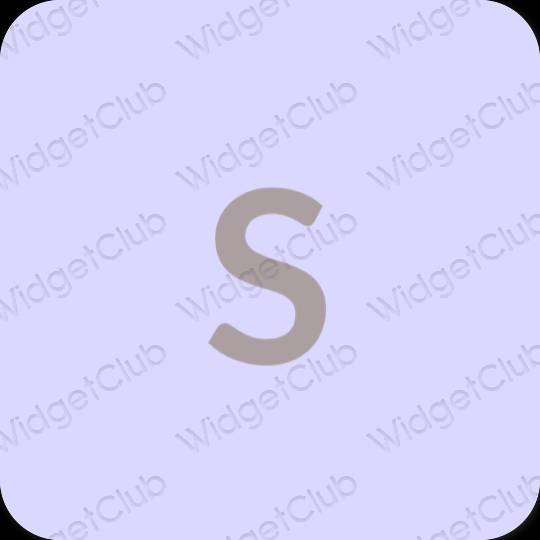 Aesthetic purple SHEIN app icons