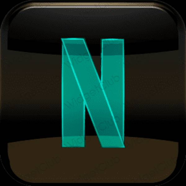 Ästhetische Netflix App-Symbole