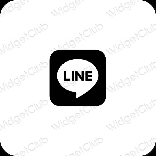 Aesthetic LINE app icons