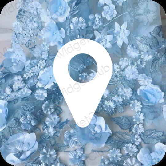 Estetyczne Map ikony aplikacji