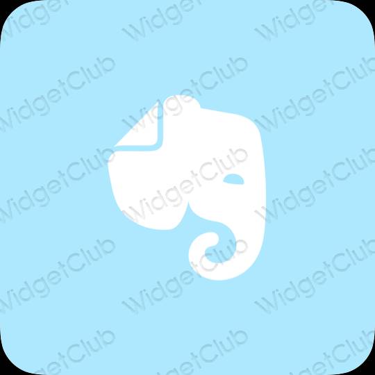 Ikon apl Evernote Estetik