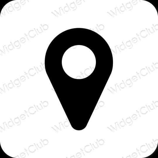 Icone delle app Google Map estetiche