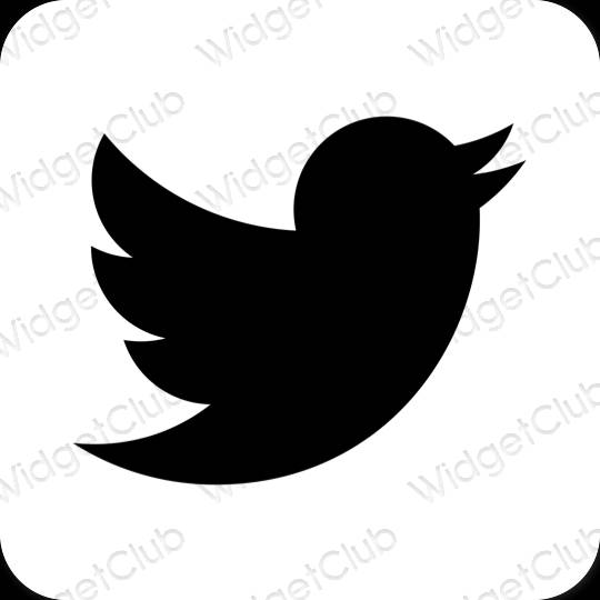 نمادهای برنامه زیباشناسی Twitter