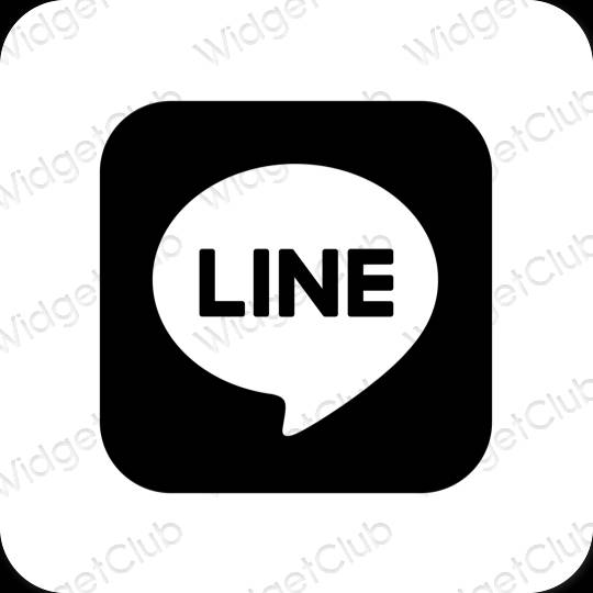 Estetske LINE ikone aplikacija