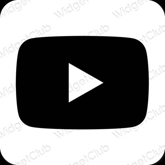 جمالية Youtube أيقونات التطبيقات