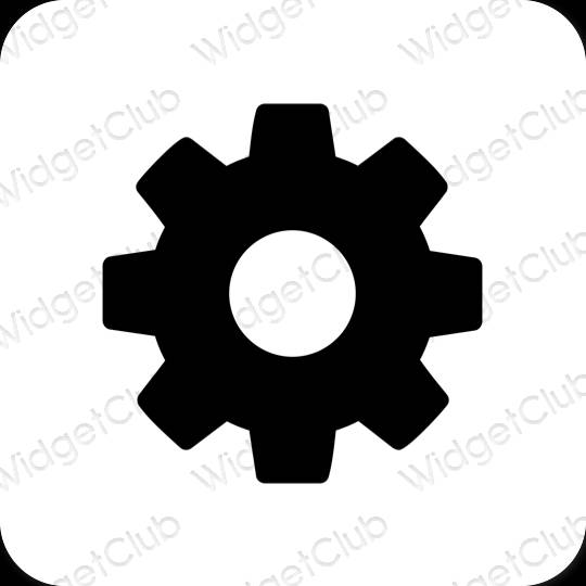 Ästhetische Settings App-Symbole