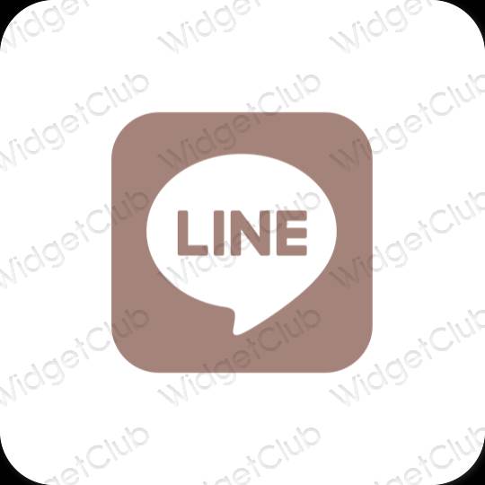 جمالية LINE أيقونات التطبيقات