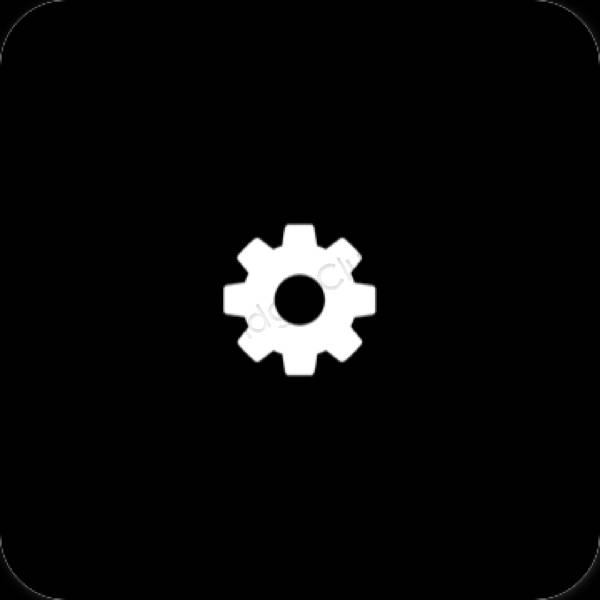 Естетични Settings икони на приложения