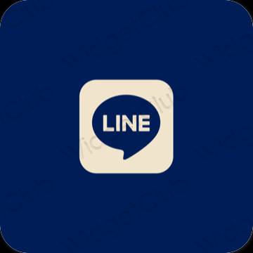 Esthetische LINE app-pictogrammen