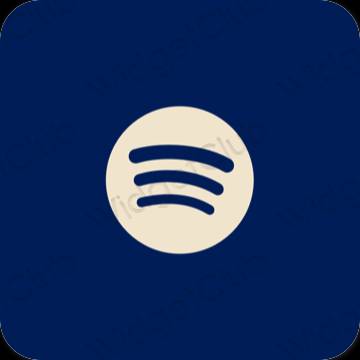 Estetiska Spotify appikoner