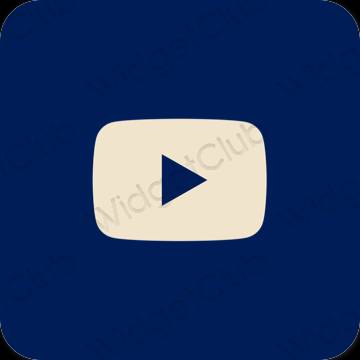 Esthetische Youtube app-pictogrammen