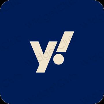 Esztétikus Yahoo! alkalmazásikonok