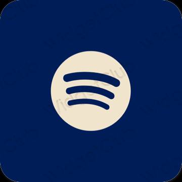 Estetiska Spotify appikoner