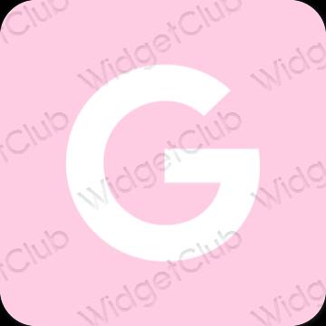 Esthetische Google app-pictogrammen