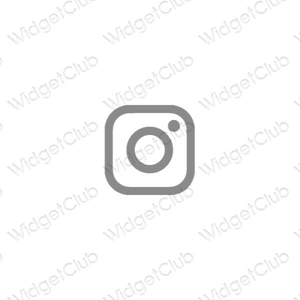 Estetické ikony aplikací Instagram
