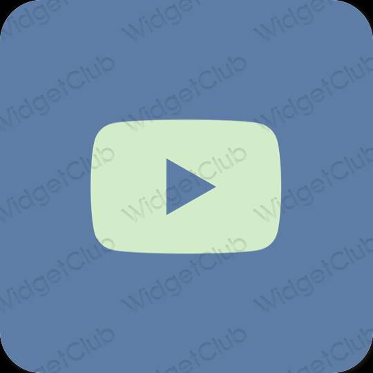 Esthetische Youtube app-pictogrammen