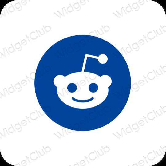 Esthetische Reddit app-pictogrammen