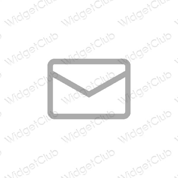 Estética Mail iconos de aplicaciones