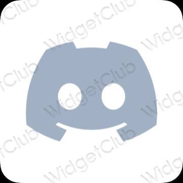Aesthetic purple discord app icons