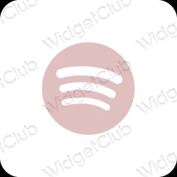 Icônes d'application Spotify esthétiques