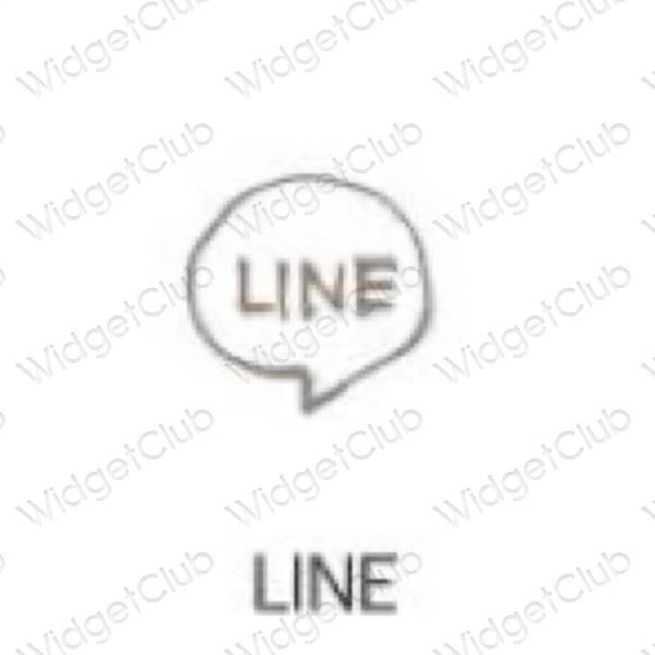 美学LINE 应用程序图标