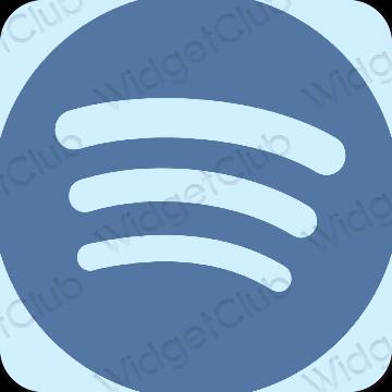 Estetiska Spotify appikoner