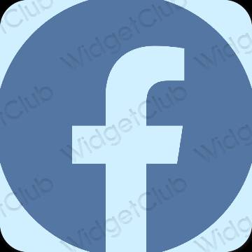 ไอคอนแอพ Aesthetic Facebook