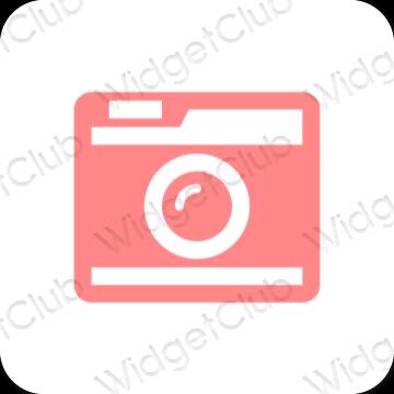 Esthetische Camera app-pictogrammen