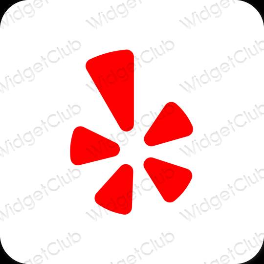 Aesthetic Yelp app icons