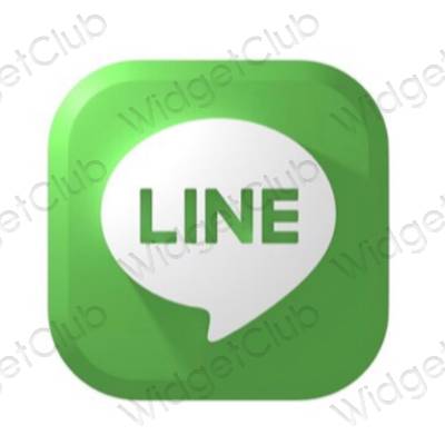 Estetske LINE ikone aplikacija