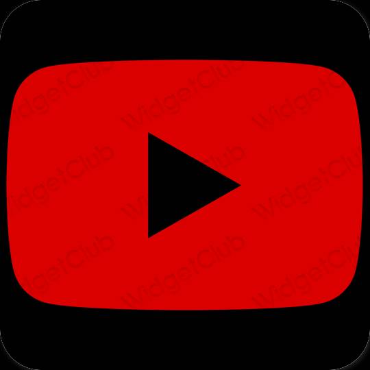 Estetiska Youtube appikoner