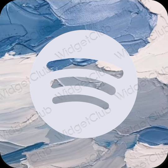 Estetiska Spotify appikoner