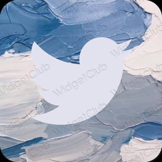 Pictograme pentru aplicații Twitter estetice