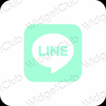 جمالية LINE أيقونات التطبيقات