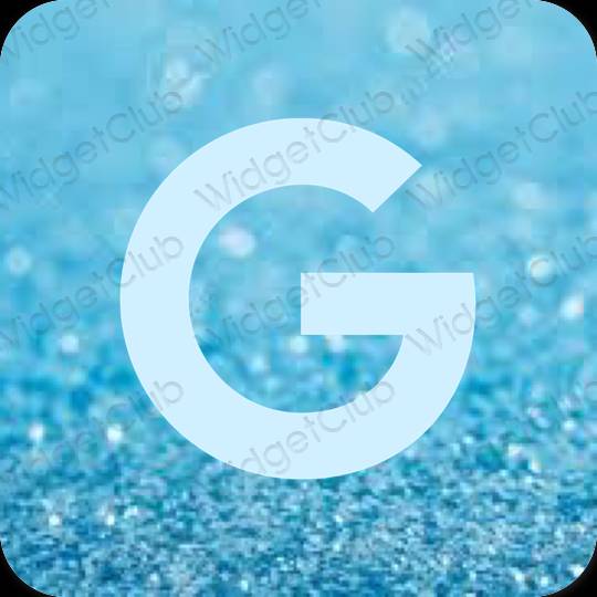 미적인 보라색 Google 앱 아이콘