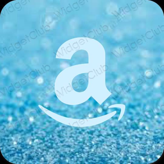 Estético roxo Amazon ícones de aplicativos